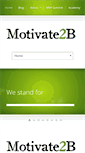 Mobile Screenshot of motivate2b.com